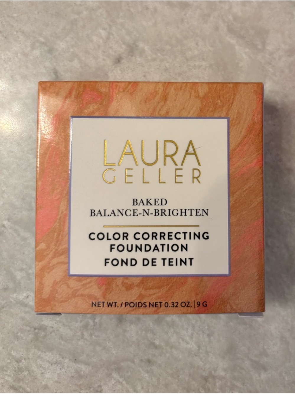 Laura Geller Baked Balance-N-Brighten Compact in Porcelain NWT